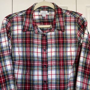 L.L. Bean Slightly Fitted Flannel Shirt
